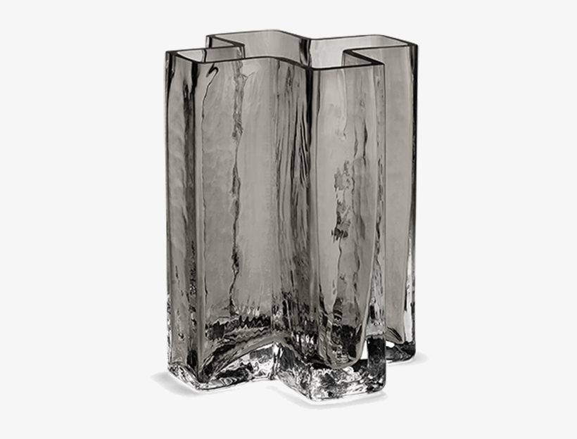 Vase - Holmegaard Crosses Vase 12cm, Smoke, transparent png