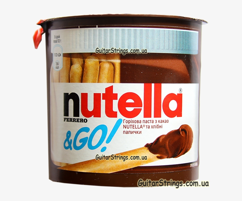 Ореховая Паста И Палочки Ferrero Nutella Go 52g - Nutella On The Go, transparent png