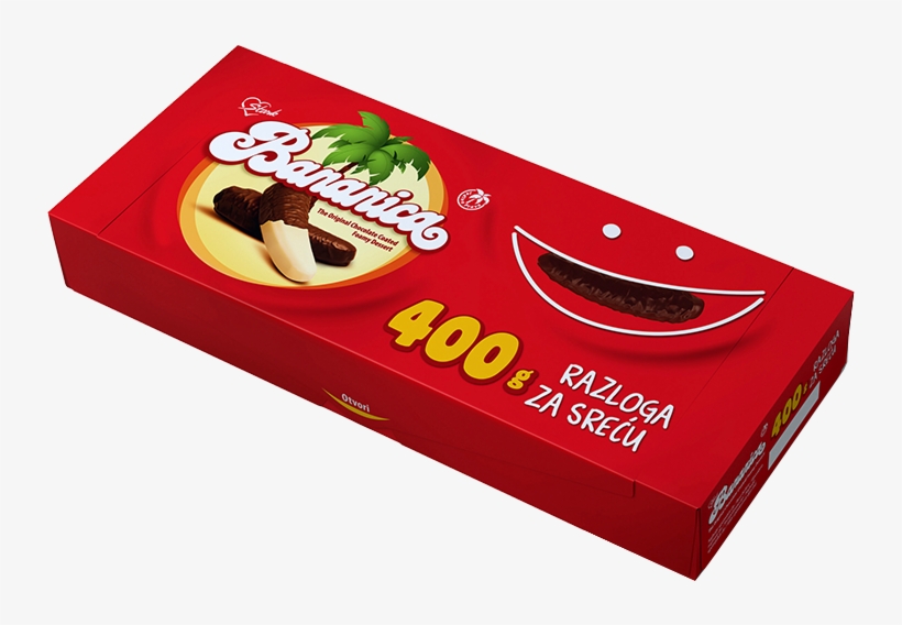 Bananica 400g - Kutija Cokoladnih Bananica Cena, transparent png
