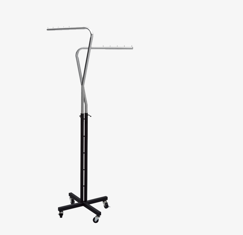 Metal T Shirt Display Rack/clothes Hanging Stand/black - Clothing, transparent png
