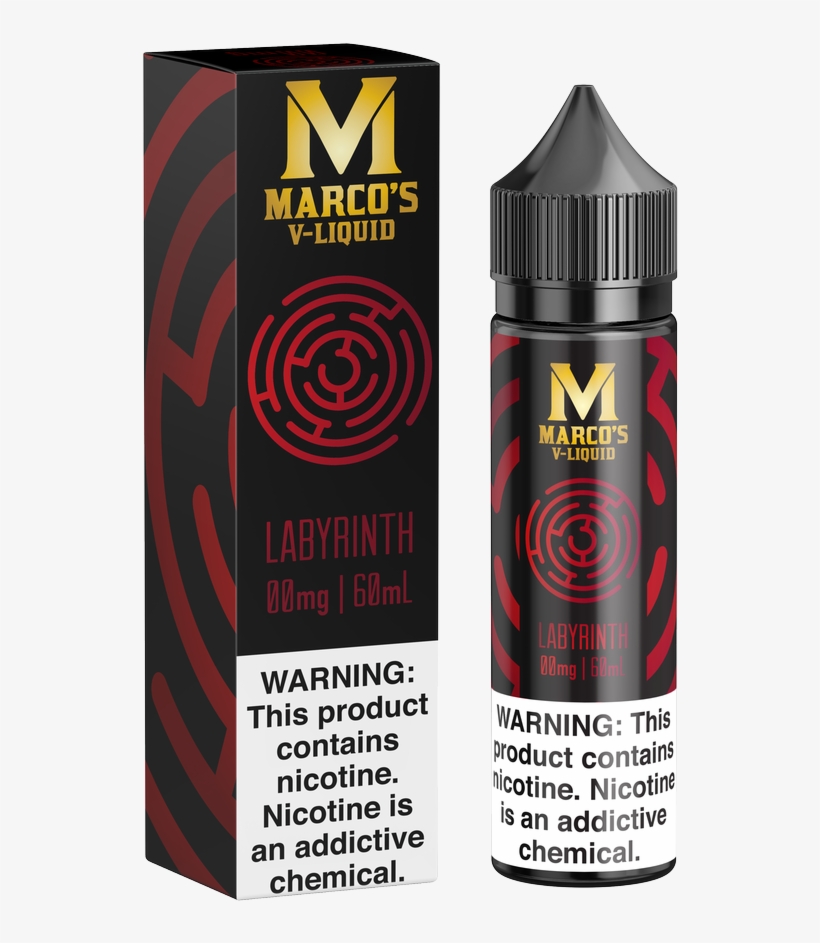 Labyrinth By Marco's V-liquid - Electronic Cigarette Aerosol And Liquid, transparent png