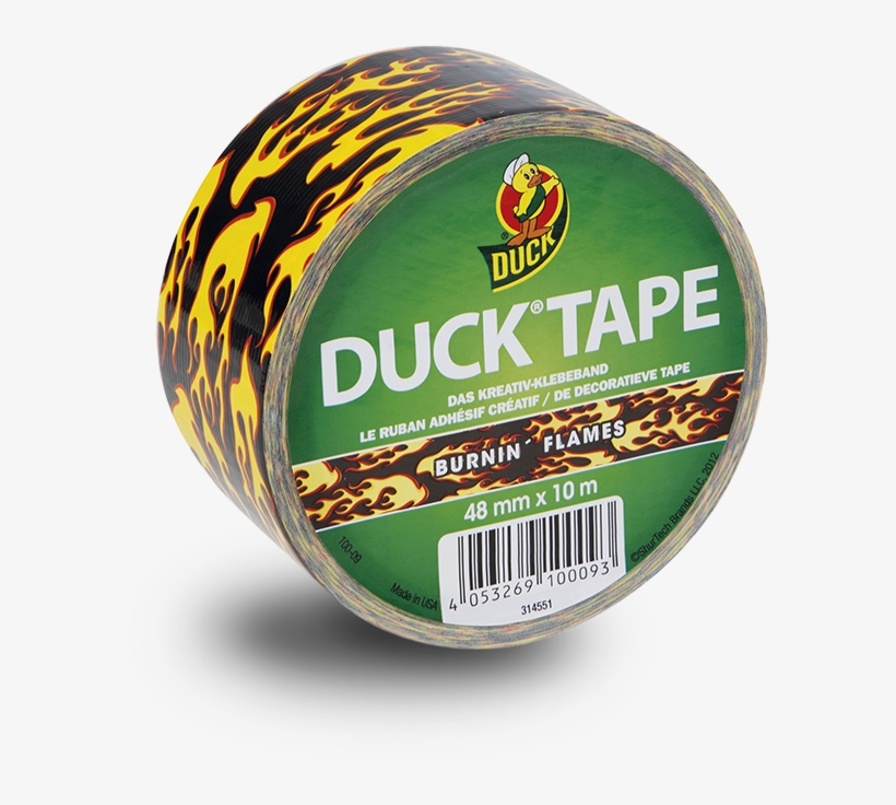 Duck Tape, Burnin' Flames - Duct Tape, transparent png