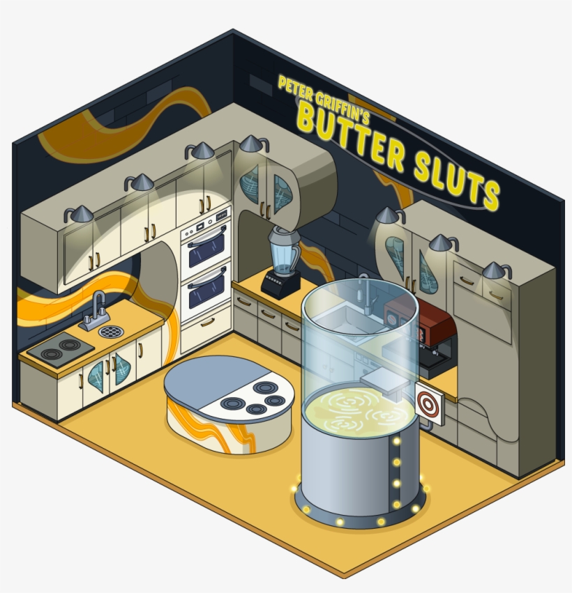 Fg Building Interiorbutterslutsset - Peter Griffin Butter Sluts, transparent png