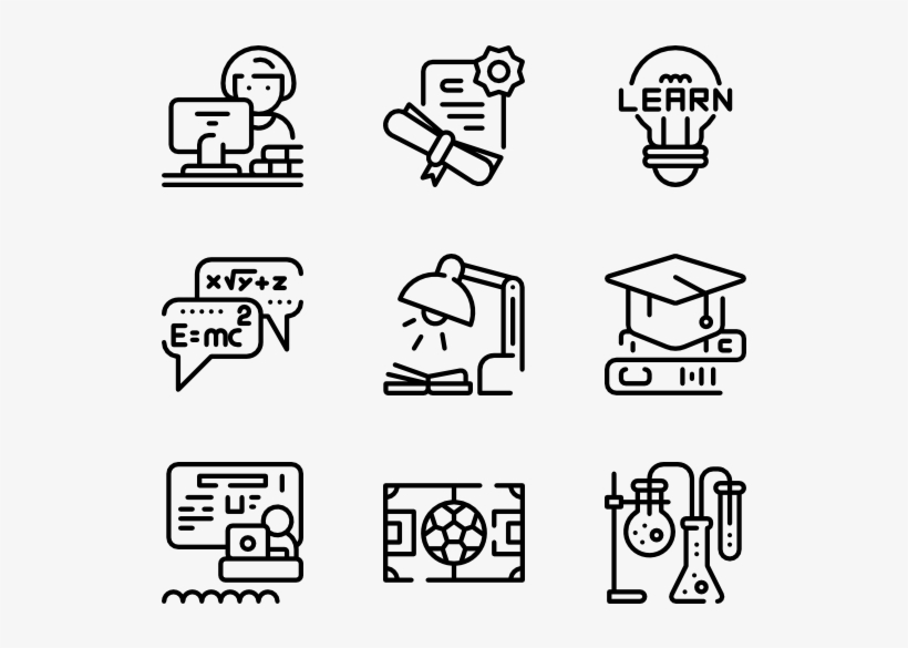 Education - Corruption Icons, transparent png