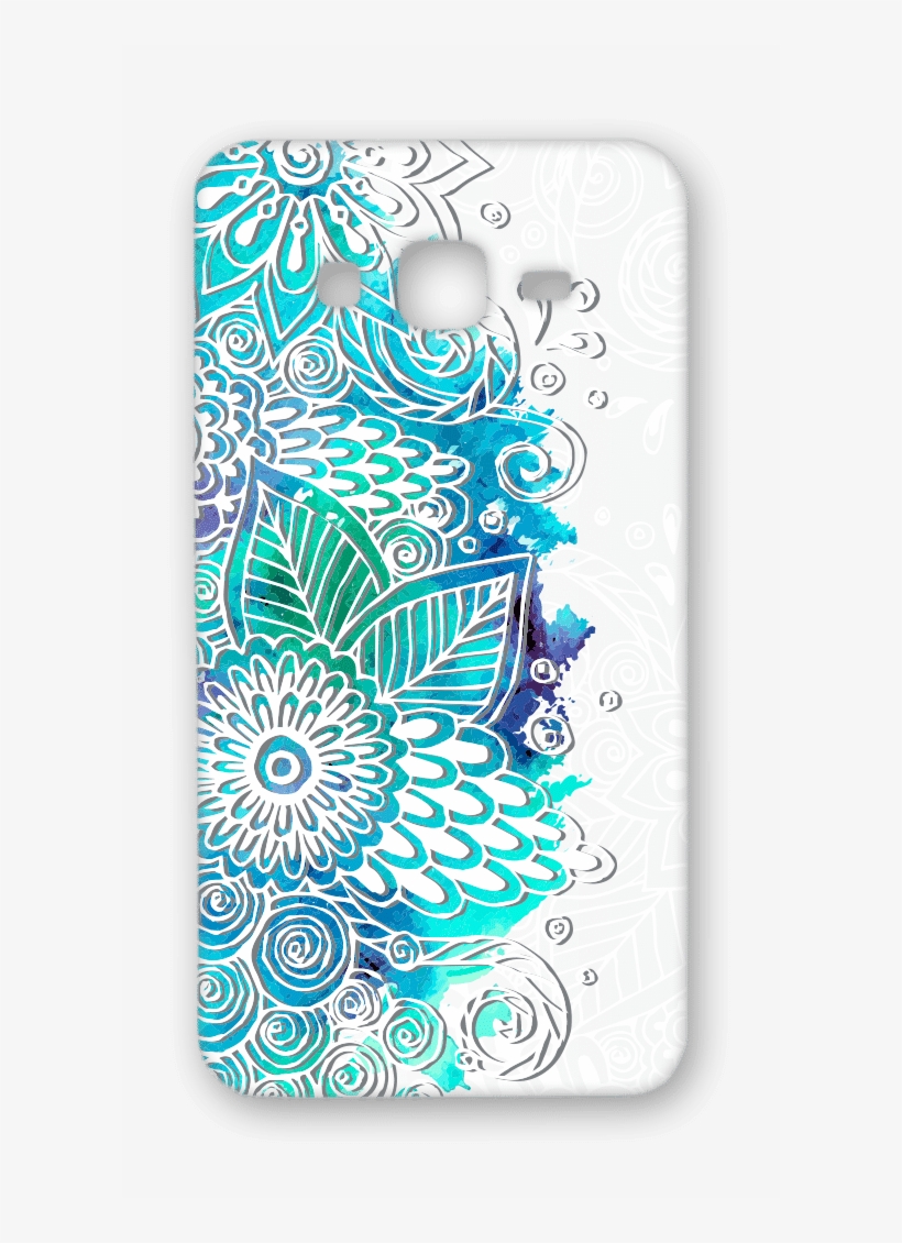 Blue Watercolor Flowers White Background - Still Poster Print By Kimberly Allen, transparent png