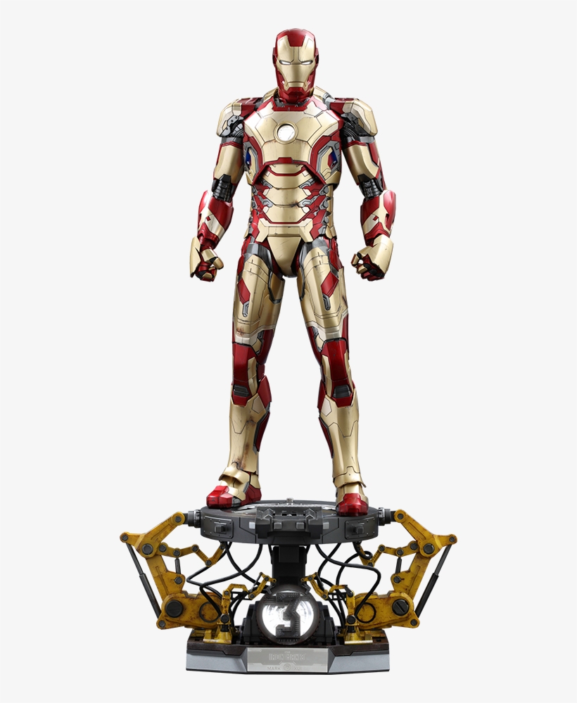 Hot Toys Iron Man Mark Xlii Deluxe Version Quarter - Hottoys Mark 42 1 4, transparent png