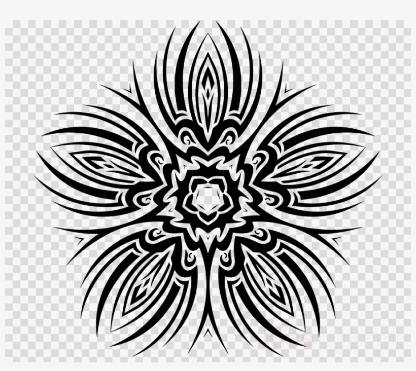 Flowers Tribal Icon Clipart Floral Design Computer - Popgrip Pop Out Expanding Grip Selfie Socket, Galaxy, transparent png