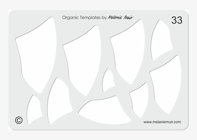 Melanie Mur Organic Template 33 - Stencil, transparent png