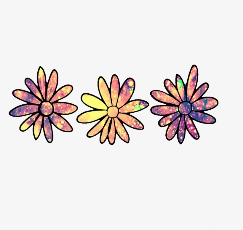 Ftestickers Flowers Glitter Sparkle Crown Png Cute - Portable Network Graphics, transparent png