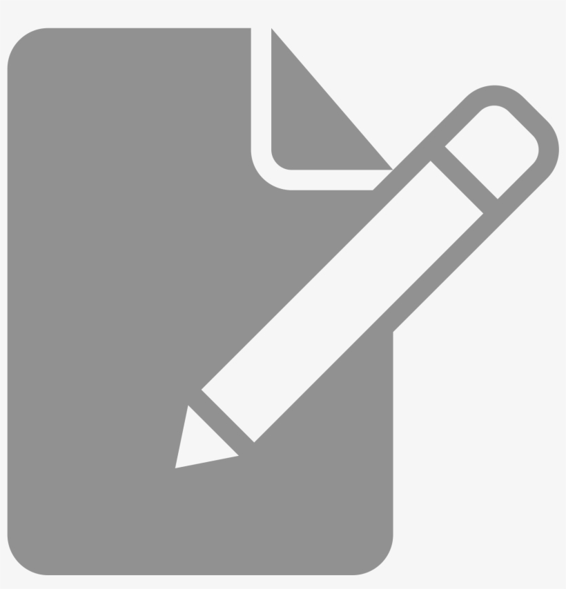 Open - Edit Icon Png Grey, transparent png
