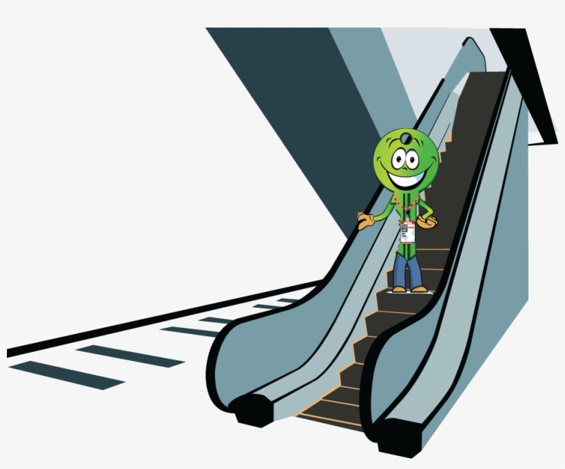 Stairs/escalator - Stock Illustration, transparent png