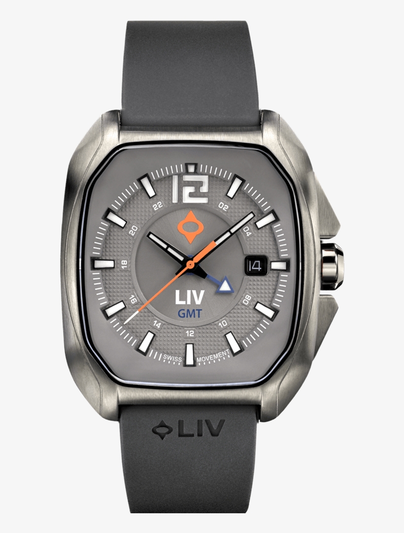 Liv Rebel-gmt Swiss 24 Hour Dual Time Gray Dial - Društvo Pozitivne Energije Rara Astra, transparent png