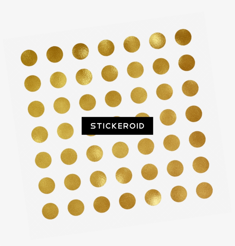 Gold Pattern - 1970s Stickers, transparent png
