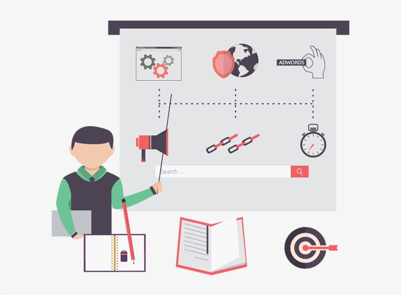 Seo Training Icon - Search Engine Optimization, transparent png