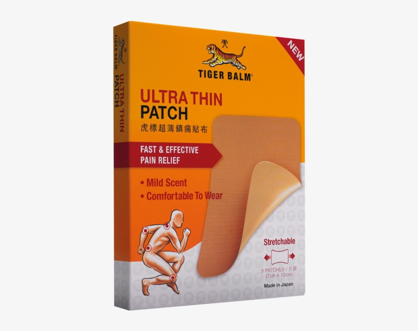 Tiger Balm Ultra Thin Patch, transparent png