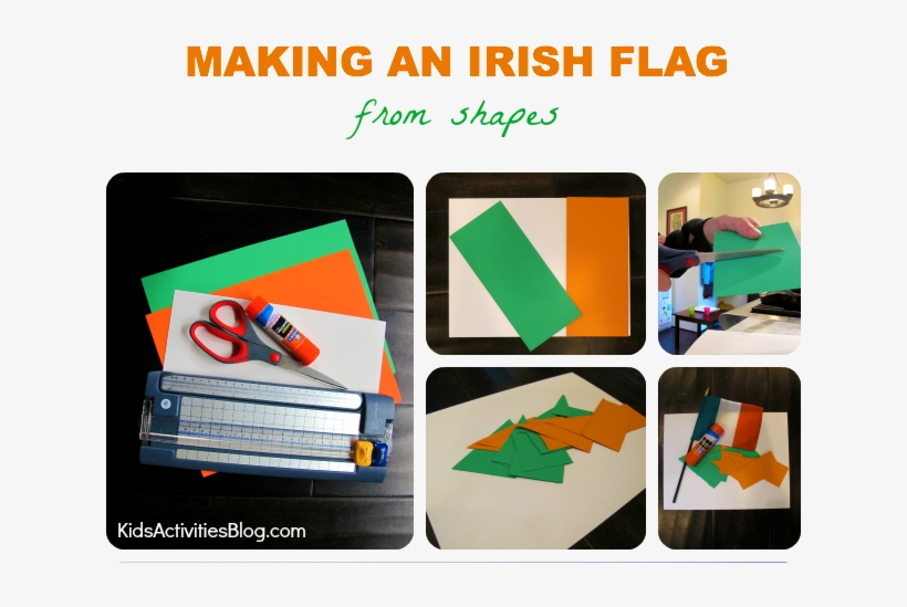 Here's A Fun St Patricks Day Flag Craft For Kids - Saint Patrick's Day, transparent png