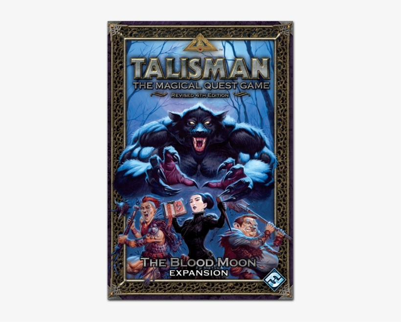 Talisman The Blood Moon - Blood Moon Art Horror, transparent png