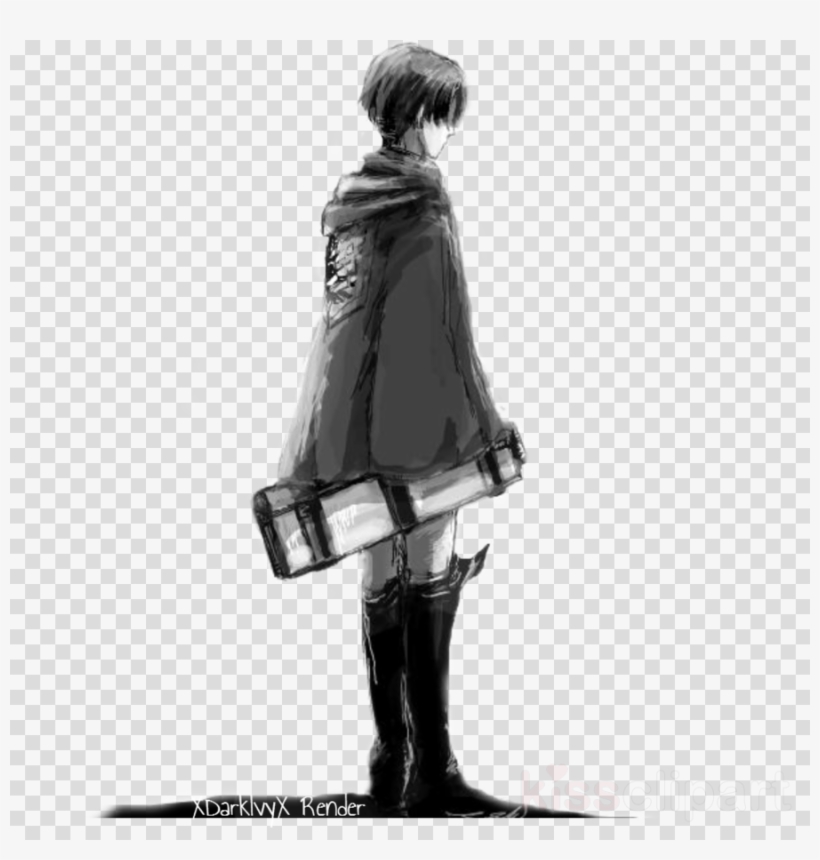 Standing Clipart Levi Attack On Titan Eren Yeager - Clip Art, transparent png