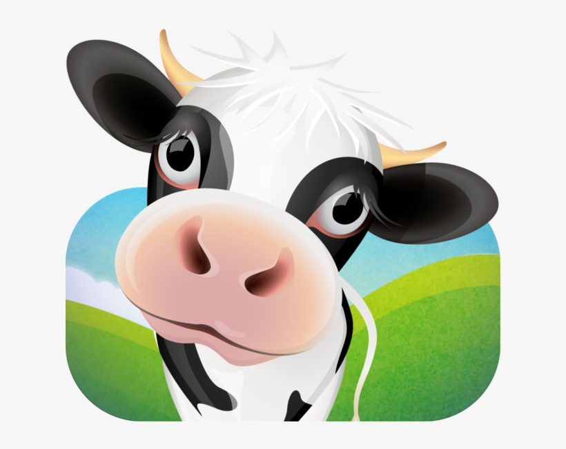 Mac App Store - Black And White Cow, transparent png