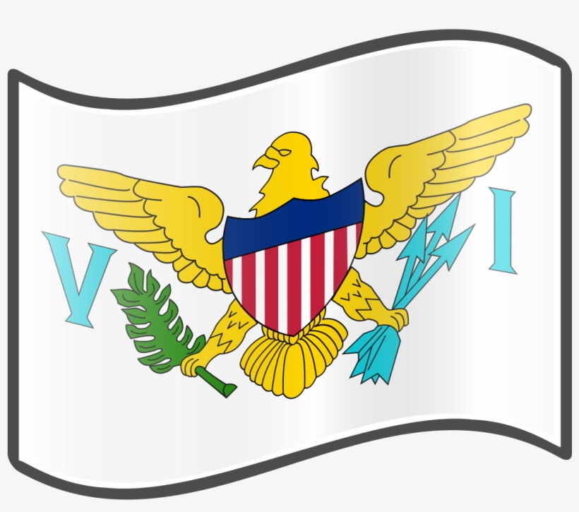 Nuvola Us Virgin Islands Flag - Flag Of The United States Virgin Islands, transparent png