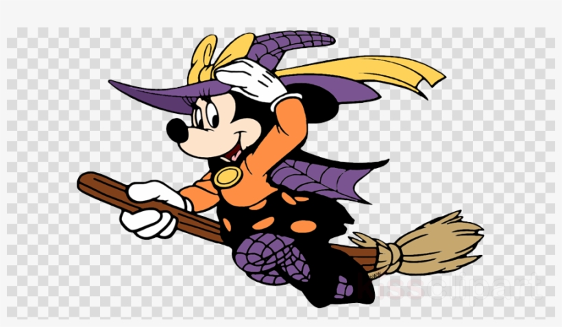 Halloween Mickey Y Minnie Png Clipart Minnie Mouse - Disney Parks Minnie Mouse Witch Halloween Car Antenna, transparent png