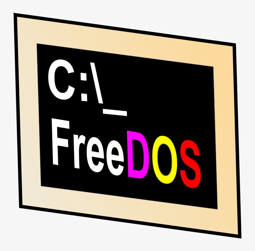 Movie Ticket Clip Art Free Clipartsco - Ms Dos, transparent png