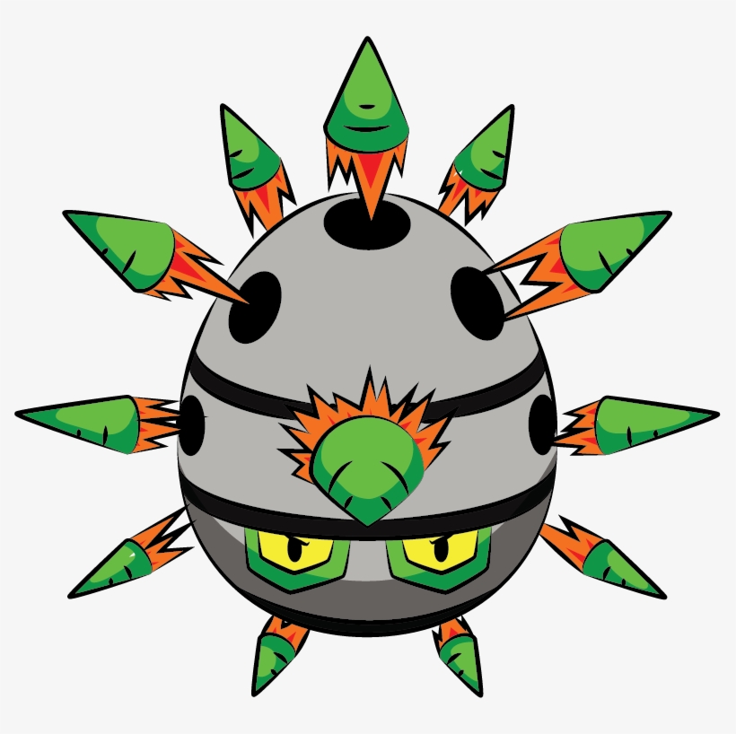 Pokemon Shiny-ferroseed Is A Fictional Character Of - Pokémon, transparent png