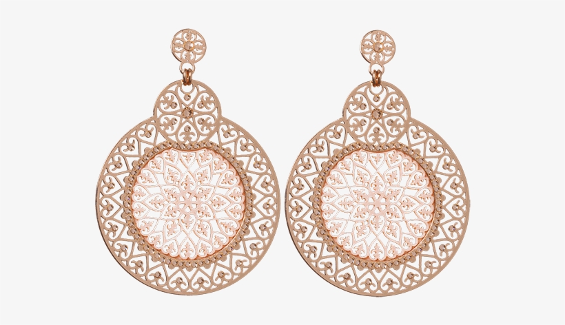 Shiyaya Earring Stud Round Nude Rose Gold, Light Peach - Shiyaya Light Peach Ohrringe E10rgr16 - Roségold -, transparent png
