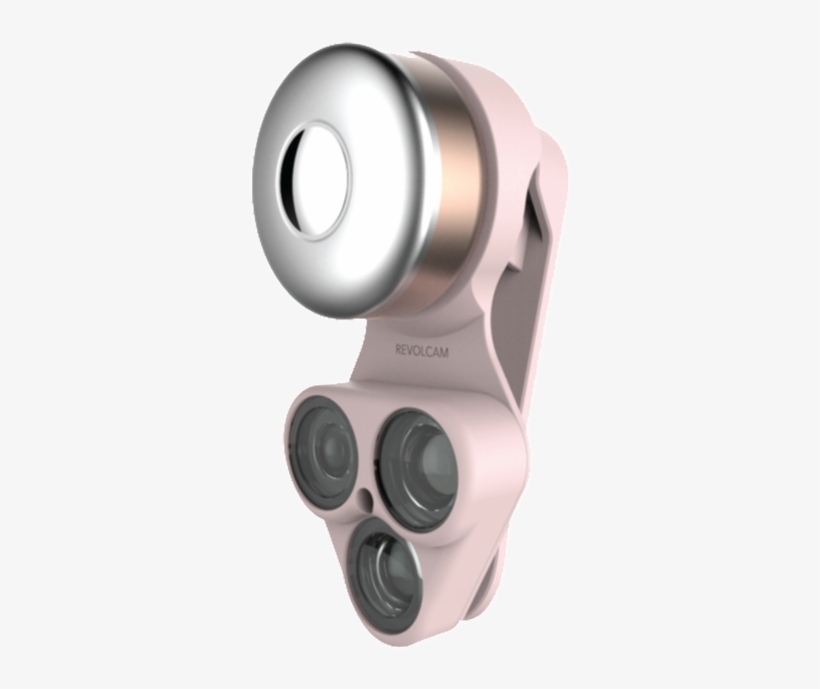 Revolcam In Flamingo With Rose Gold Light - Camera Lens, transparent png