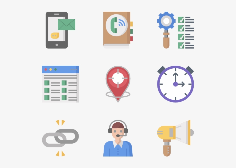 Support Contact - Icon, transparent png