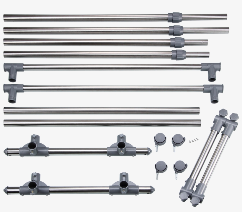 1 Of 12free Shipping Heavy Duty Double Rail Clothing - Ollieroo Premium Stainless Steel Heavy Duty Adjustable, transparent png