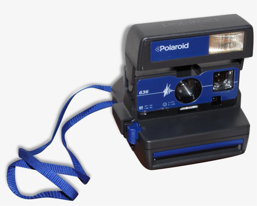 Appareil Photo Polaroid 636 Vintage Bleu - Electronics, transparent png