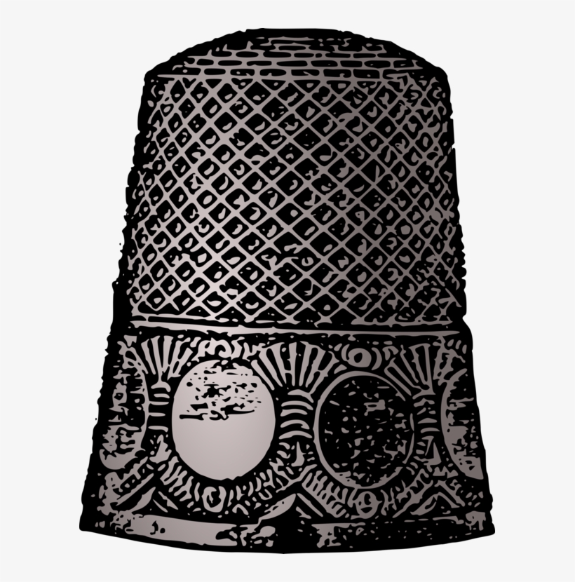 Knitting Needle Hand-sewing Needles Thread Bobbin Thimble - Наперсток Png, transparent png