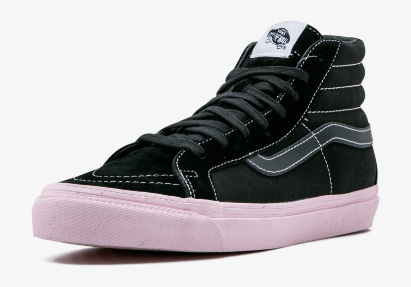 Vans Sk8-hi Anti Social Social Club Get Weird Black, transparent png