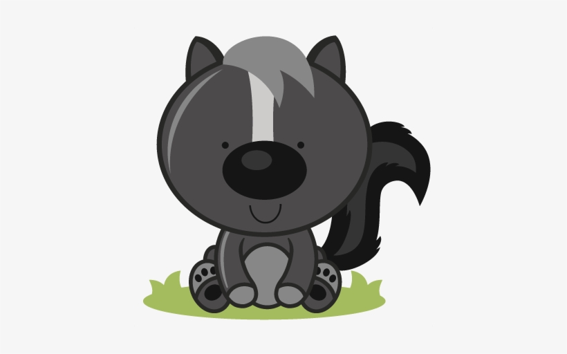 Image Transparent Baby Skunk Clipart - Woodsy Animals Clipart Skunk, transparent png