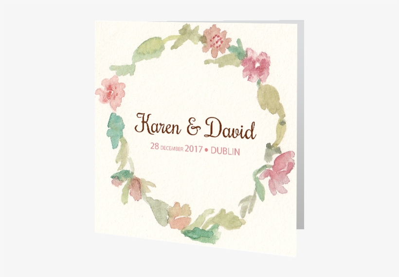 Watercolour Wreath 3d - Wreath Clipart Watercolor, transparent png