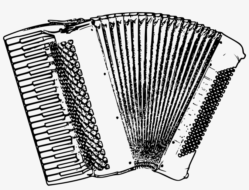This Free Icons Png Design Of Piano Accordion B&w, transparent png