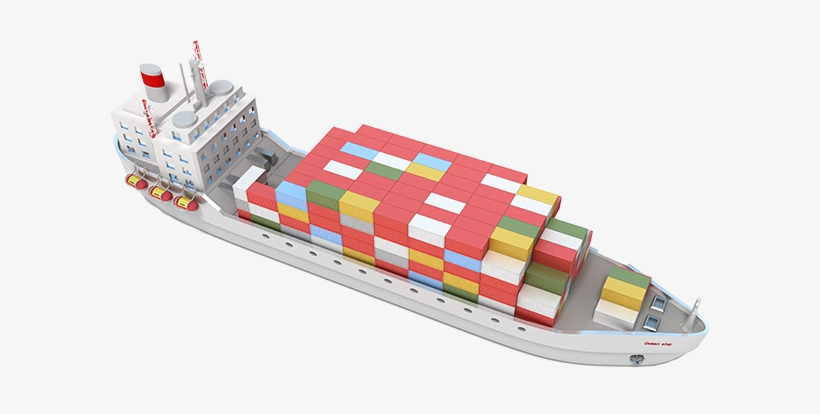 Container Ships - Ship Png, transparent png