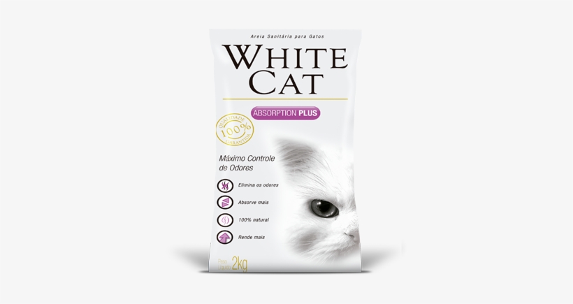 Higienic Granule For Cats White Cat - Peter Woo, transparent png