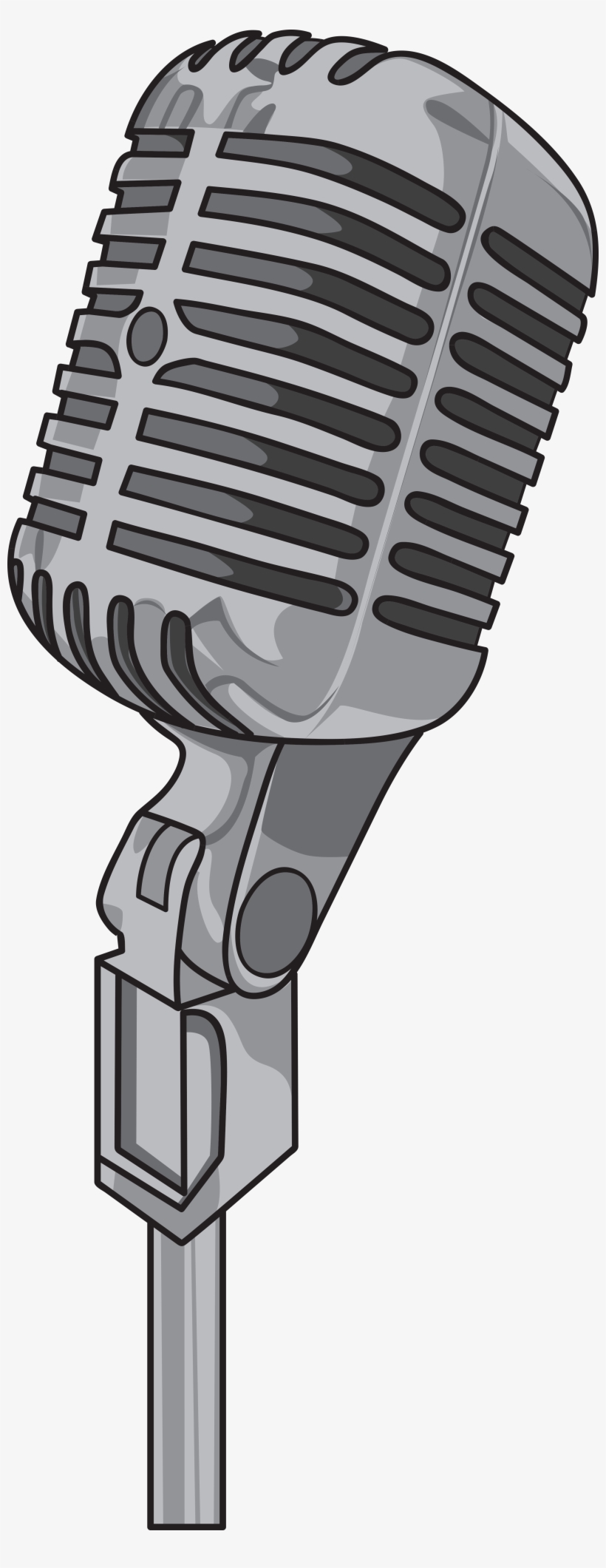 Microphone Vector Png Download Microphone Vector Png - Vintage Radio Station Logo, transparent png
