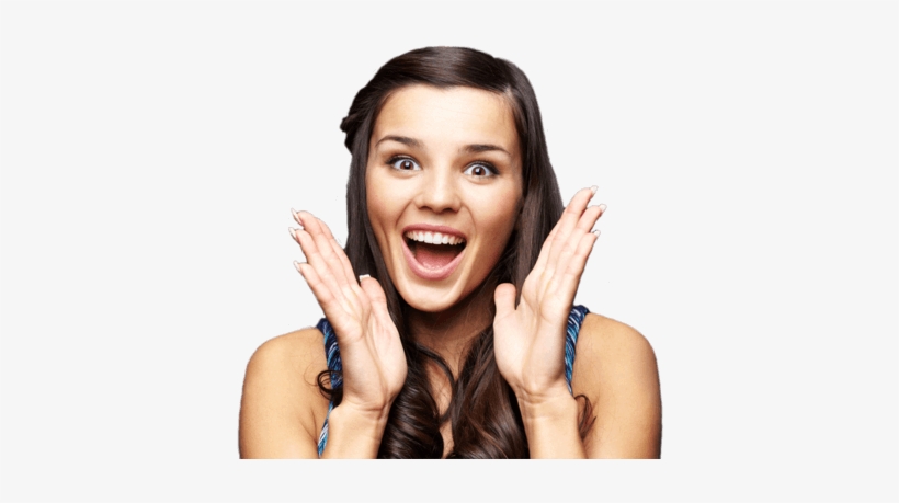 Excited Girl - Girl Face Excited Png, transparent png