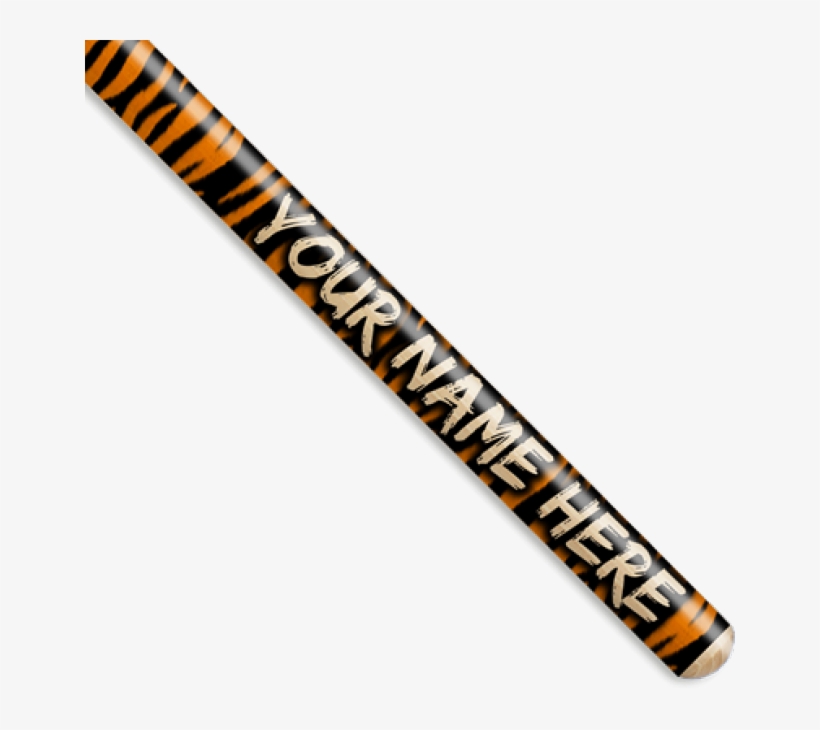 Orange Tiger Stripe Personalized Custom Drumsticks - Personalized Drumsticks (1 Pair With Each Order) Lightning, transparent png