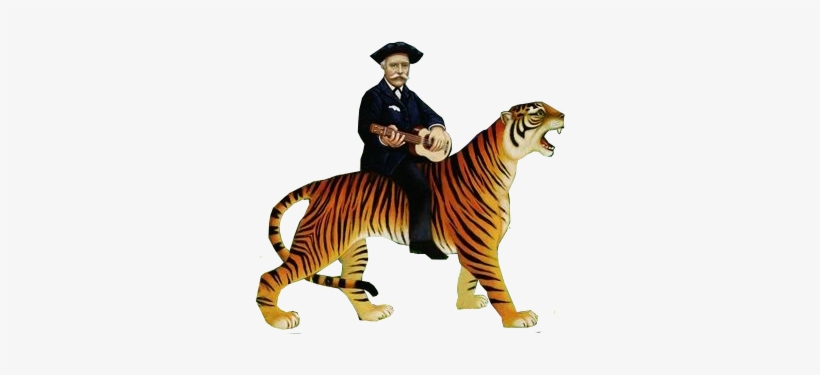 Man On Tiger Cutout Art Painting Naif Png - Henri Rousseau's Dream, 1997 (oil &amp;, transparent png