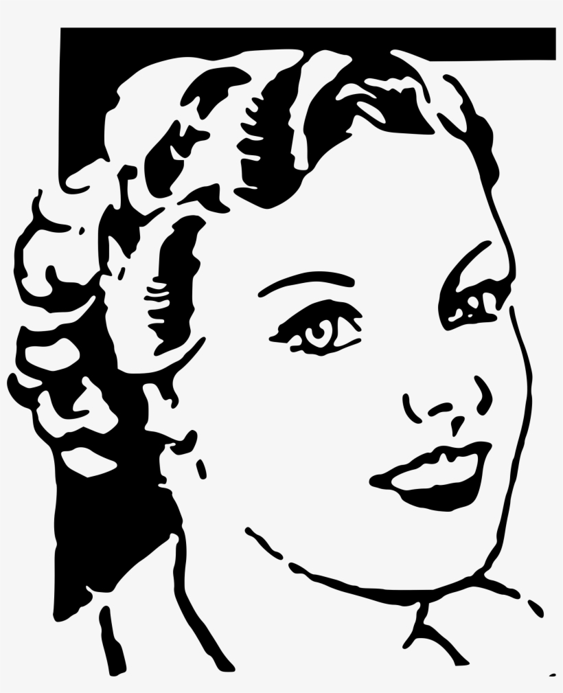 This Free Icons Png Design Of Girl Face Stamp, transparent png