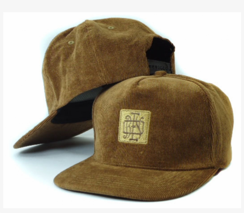Corduroy Brown Snapback, transparent png
