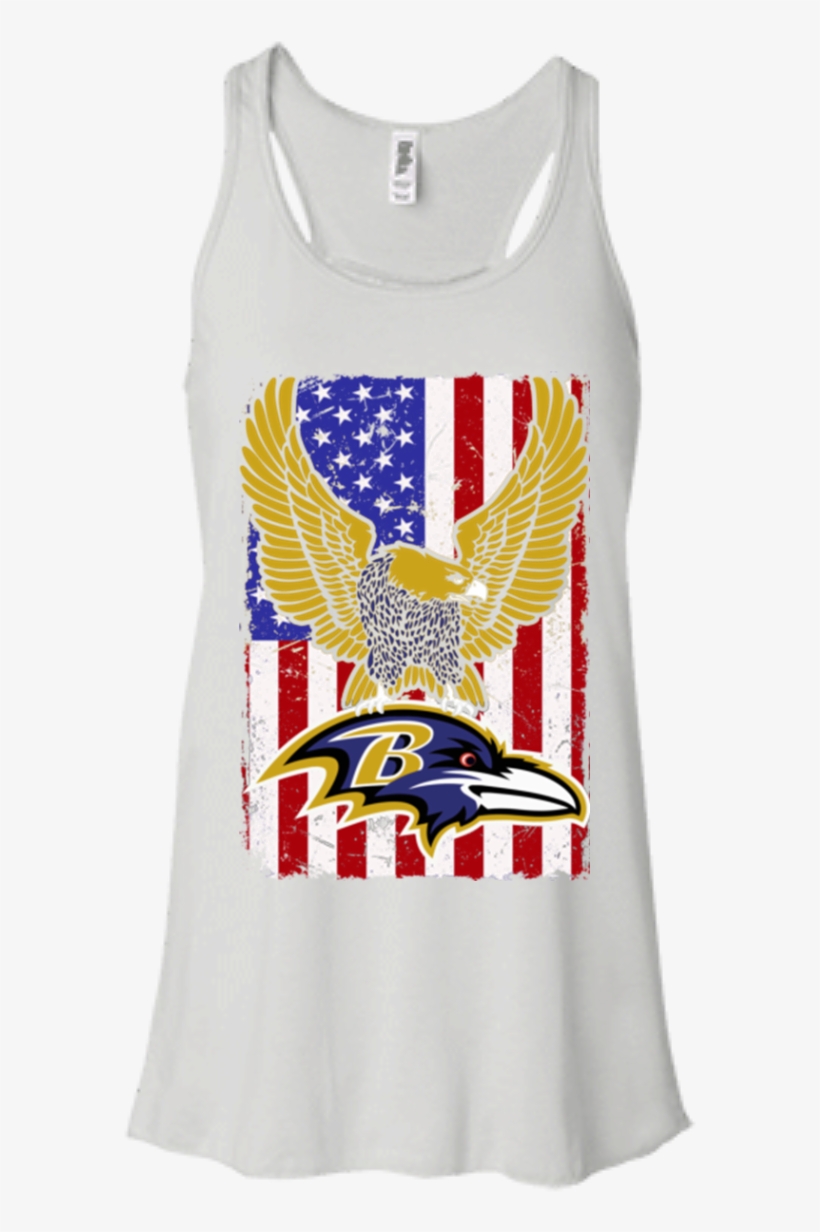 Flag Usa Ravens Logo Team Baltimore Ravens Hoodies - Southern Momma T Shirts, transparent png