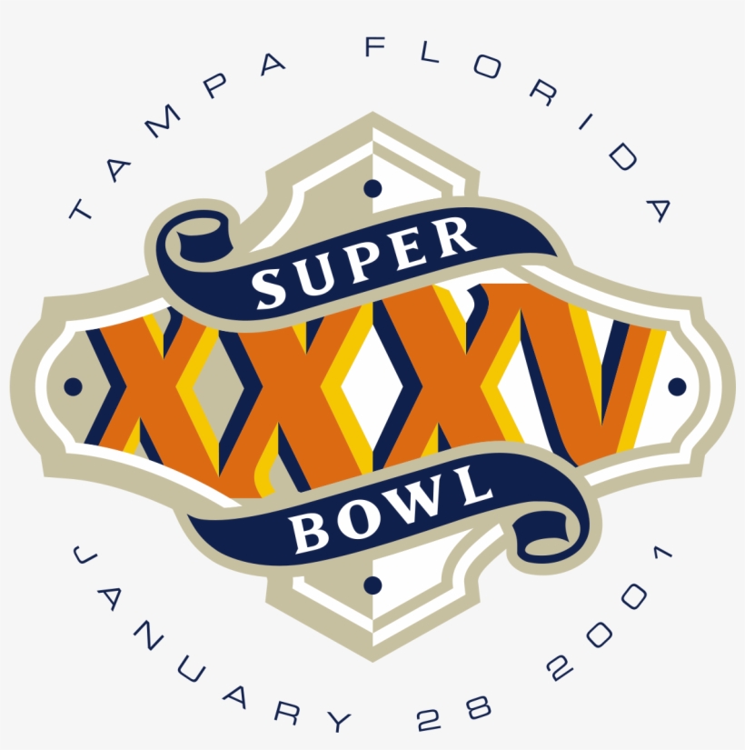 Superbowl Xxxv - Nfl Super Bowl Xxxv, transparent png