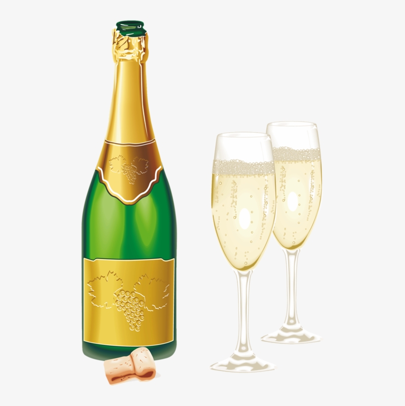 Фотки Wine Bottle Images, Cut Image, Card Crafts, Card - Champagne Bottle Clipart Png, transparent png