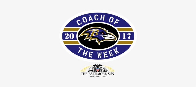 The Ravens High School Coach Of The Week Program Honors - Baltimore Ravens Logo Digital Painting, transparent png