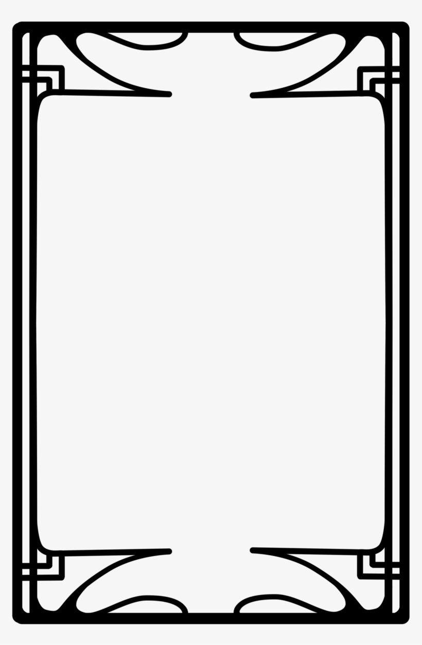 Simple Frame Vector Png Art Deco Frames Png 752x1063 PNG Download